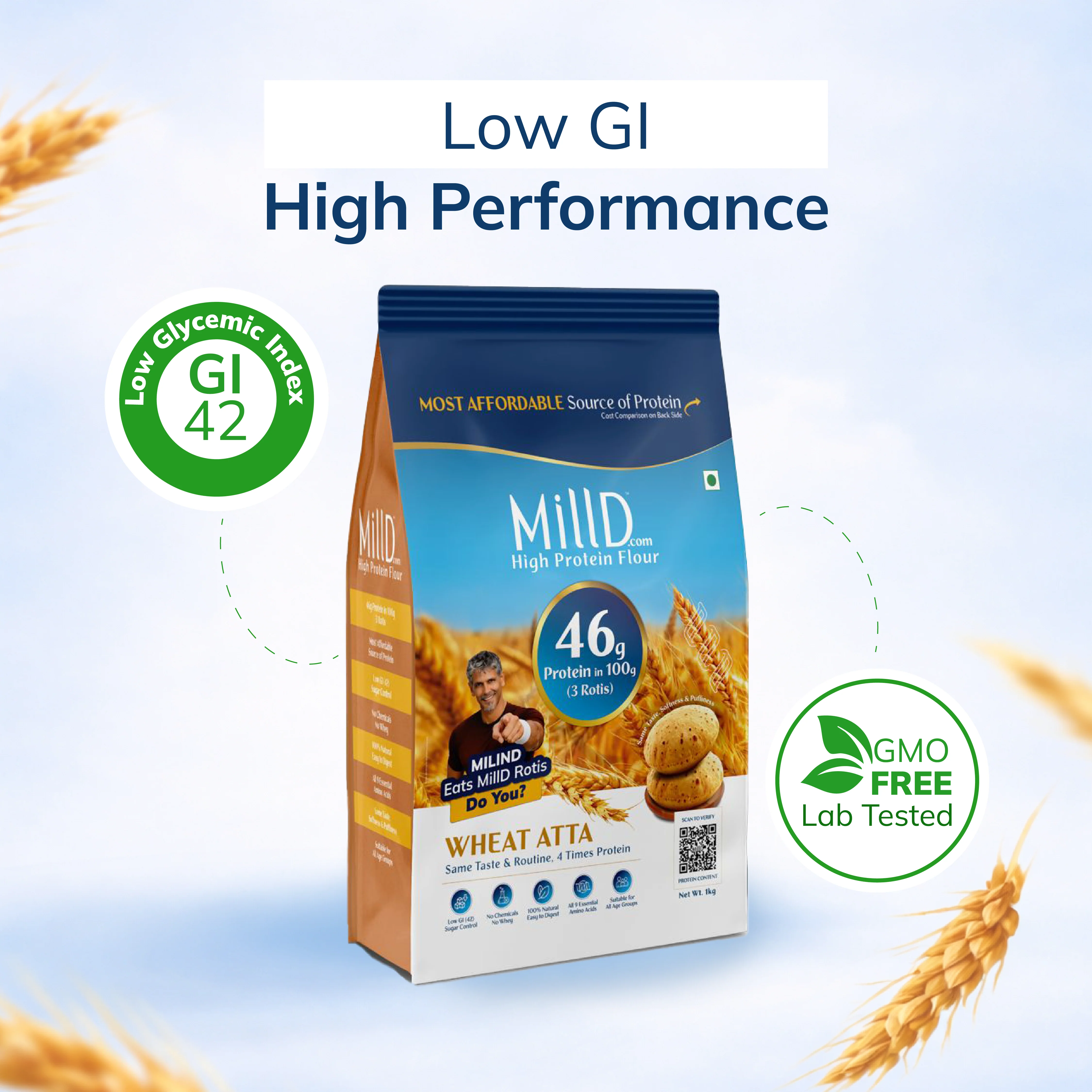 Subscription | Mill'D 460 Grams Protein in 1kg Atta - Image 10